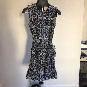 Shore thing eyelet wrap dress